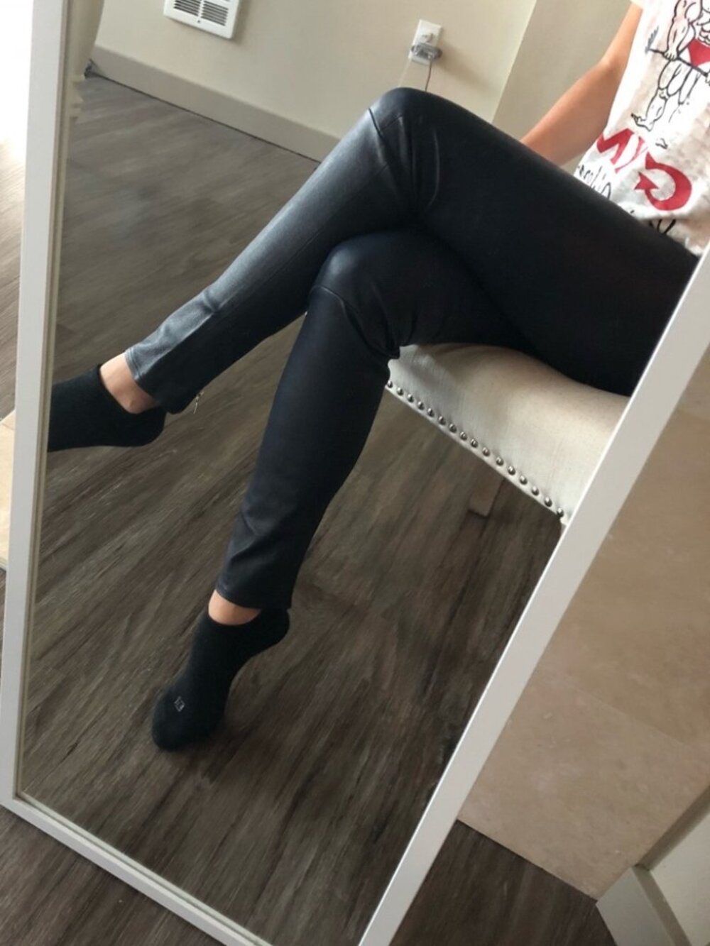 J brand leather leggings